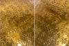 Set Of 2 Vases Oriental 27cm/33cm Metal Gold