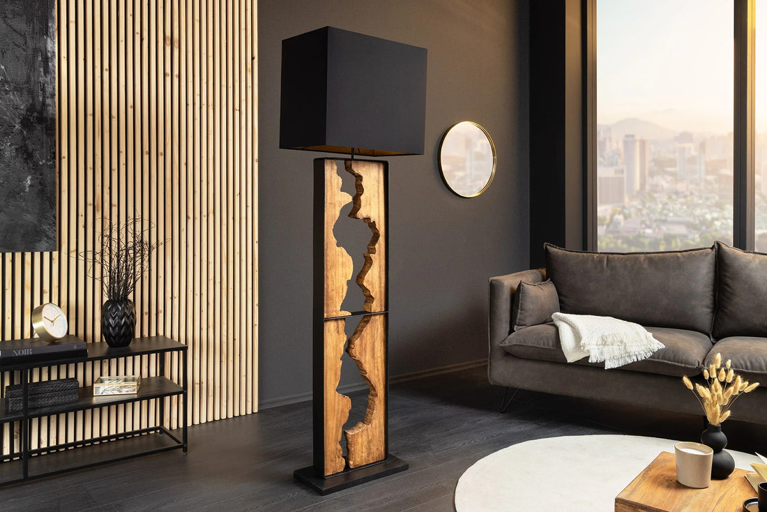 Floor Lamp Designed By Nature 166cm Reintree Wood Natural