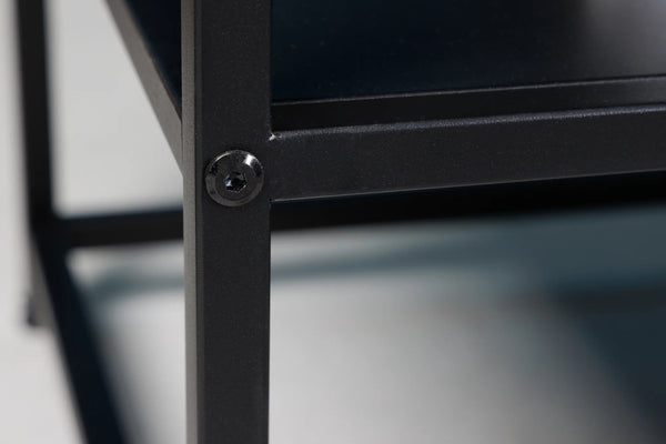 Side Table Elements 40cm Metal Black