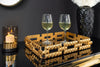 Tray Variation 41cm Metal Black Gold