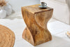 Side Table Twist 45cm Mango Wood Natural