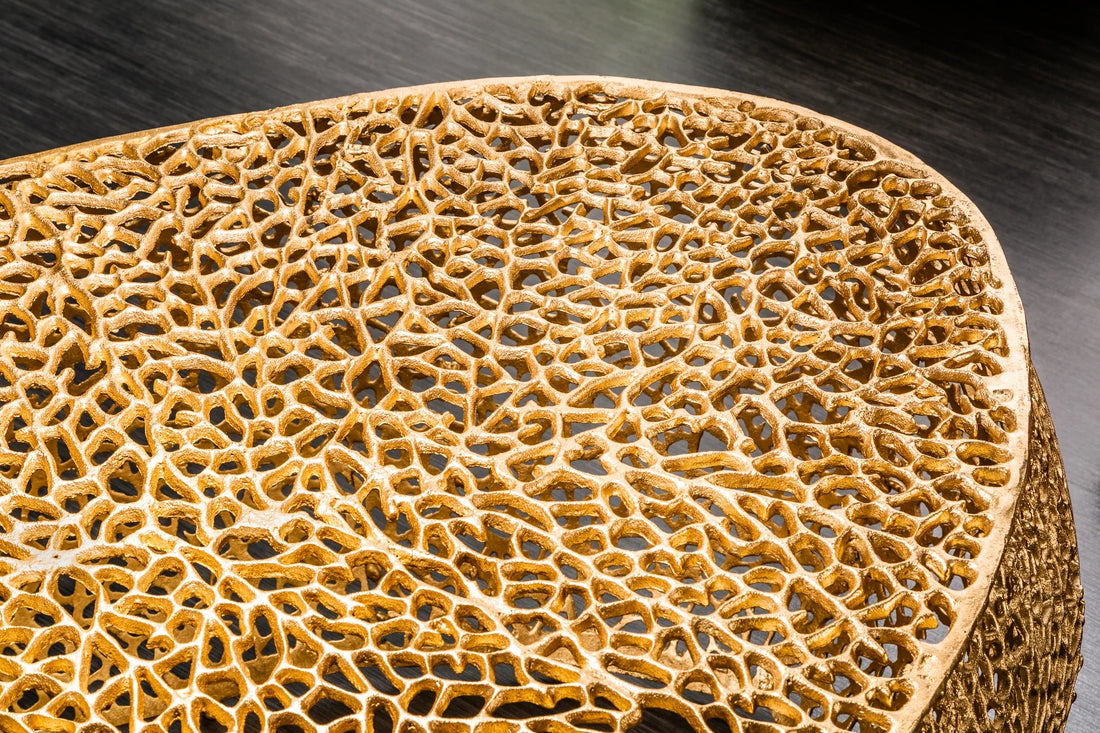 Coffee Table Ambrosia 122cm Metal Gold