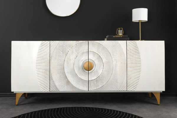 Sideboard Golden Eye 177cm Mango Wood White