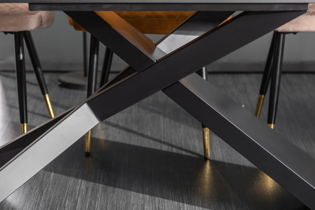 Extendable Dining Table Galactic 180-220-260cm Ceramic Marble Look