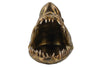 Decoration Sculpture Shark 25cm Polyresin Bronze