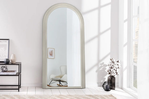 Wall Mirror Art Deco 159cm White