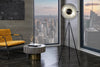 Studio Floor Lamp 146cm Metal Black Silver