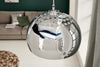 Hanging Lamp Chrome Ball 32cm Metal Silver