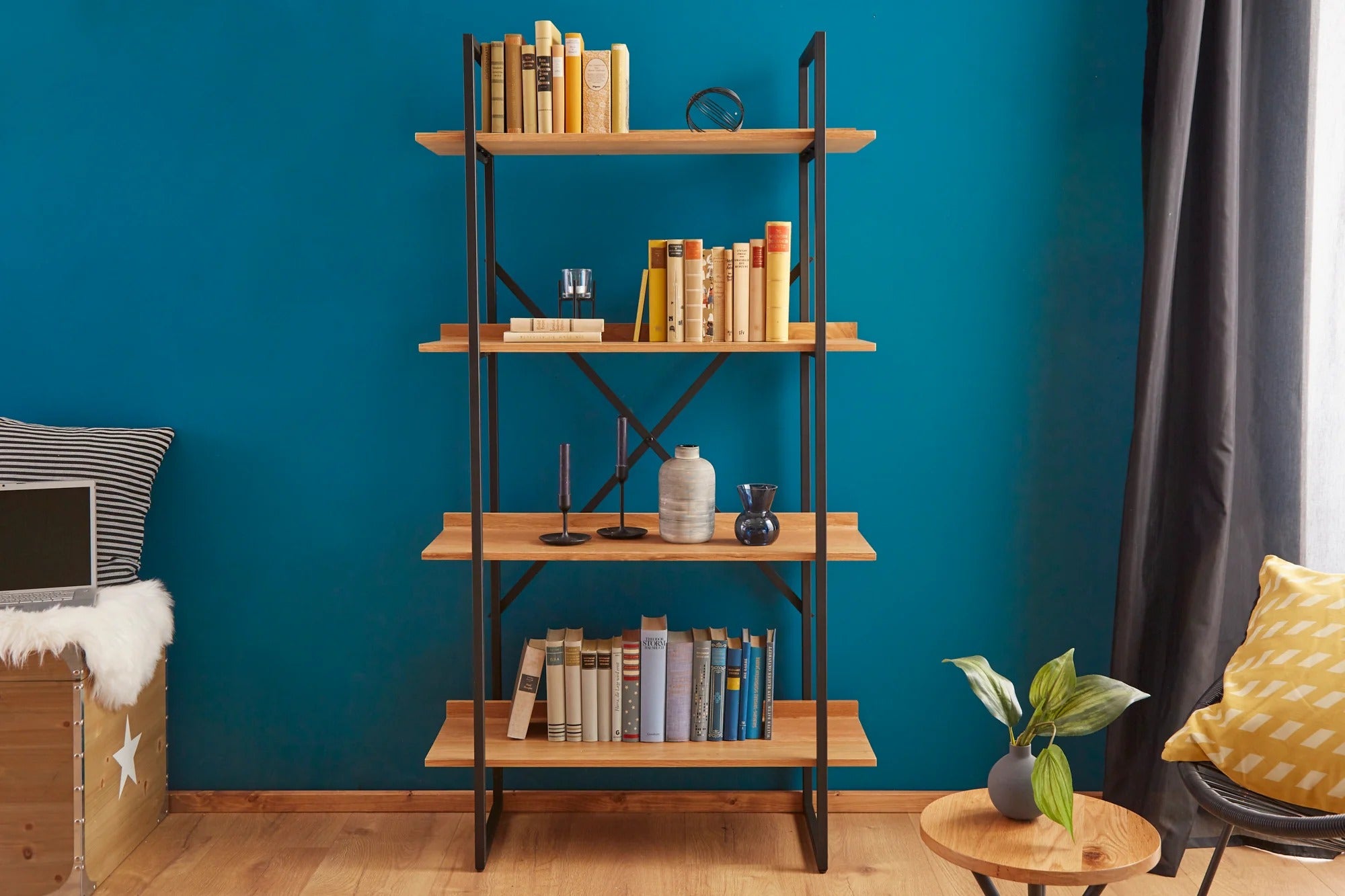 Shelf Rack Fortress 166cm Oak Look Natural