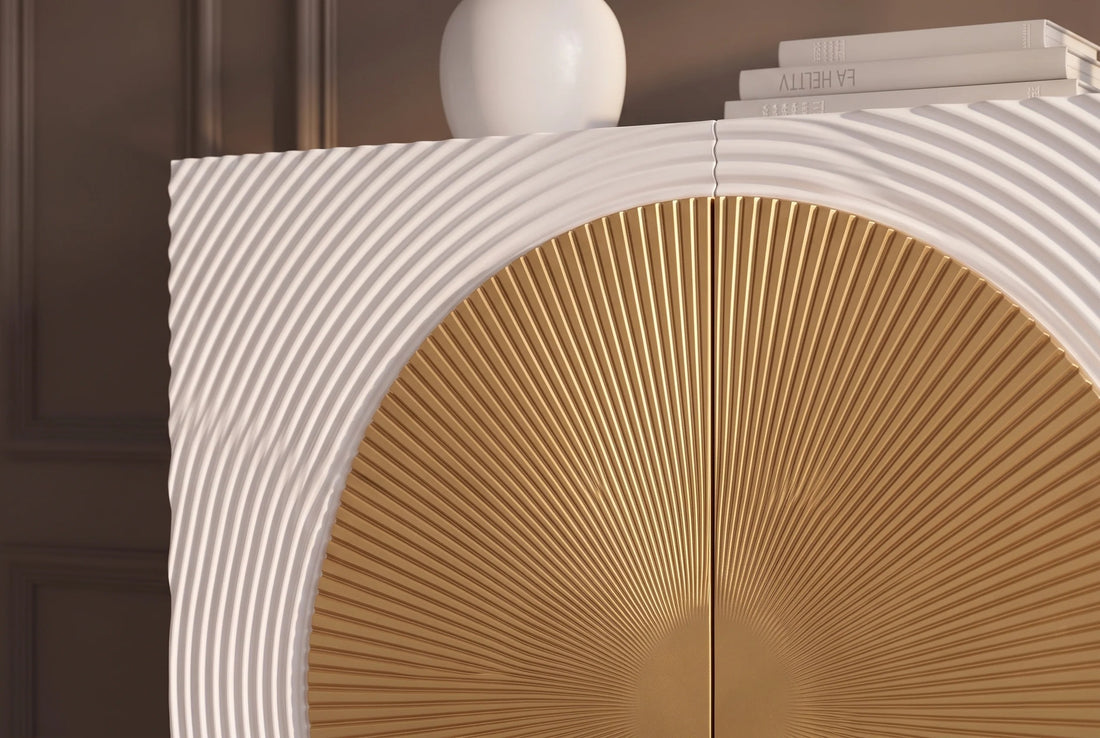 Cabinet Aurum 120cm Mango Wood White