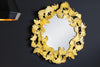 Mirror Ginkgo Leaves 68cm Metal Gold