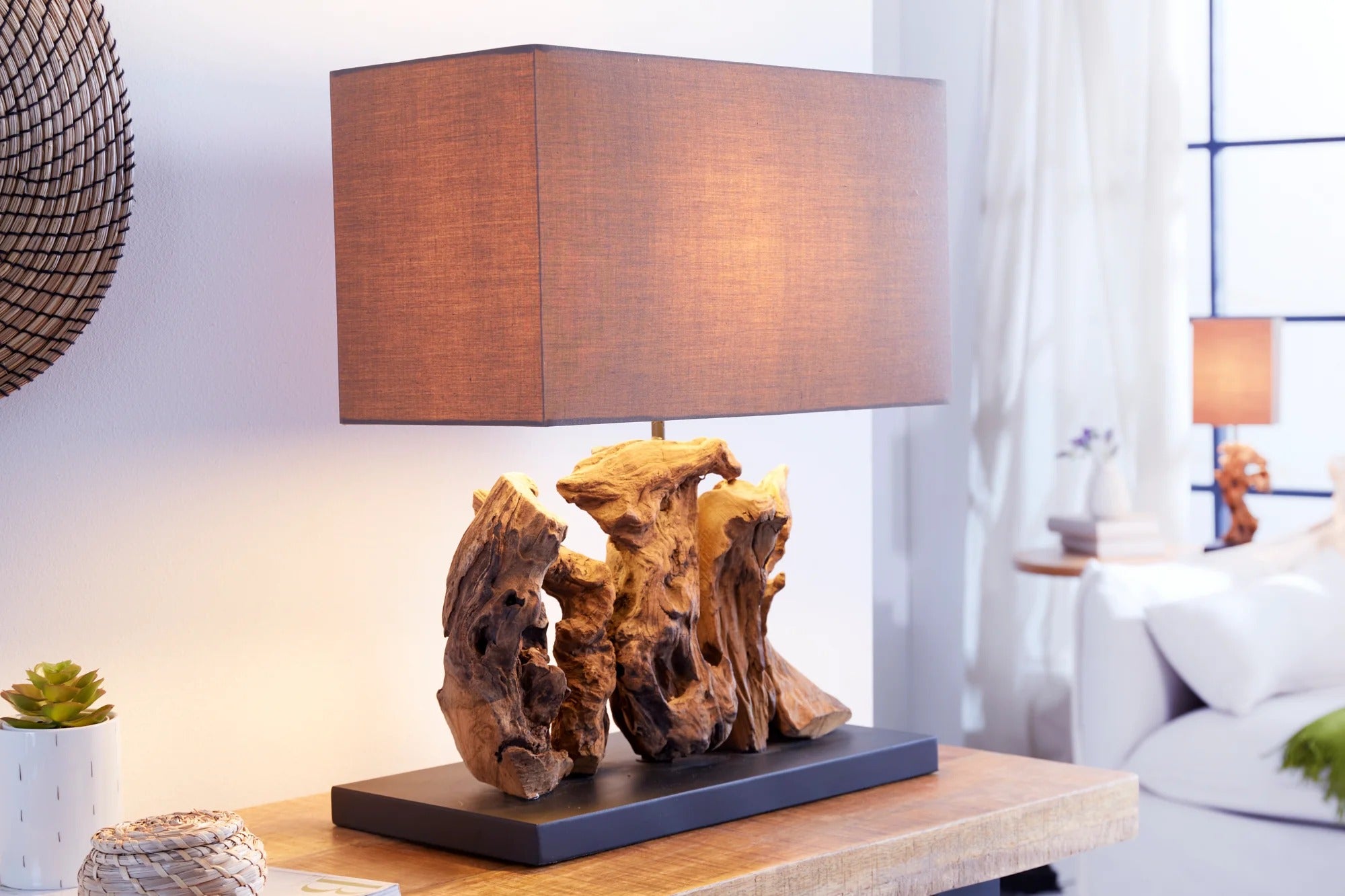 Table Lamp Aragon 40cm Driftwood Natural