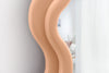 Wall Mirror Curvy 160cm Apricot