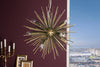 Hanging Lamp Sunlight 50cm Metal Gold
