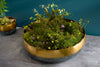 Flower Pot Orient 52cm Metal Gold