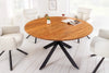 Round Dining Table Galaxie 130cm Acacia Wood Natural