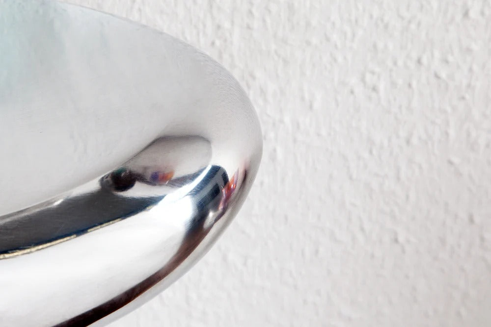 Wall Shelf Tear 40cm Metal Silver