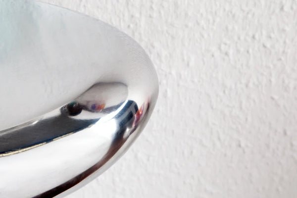 Wall Shelf Tear 40cm Metal Silver
