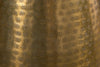 Vase Organic Orient 50cm Hammered Metal Gold