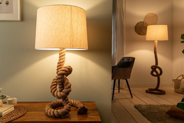 Table Lamp Seven Seas 77cm Rope