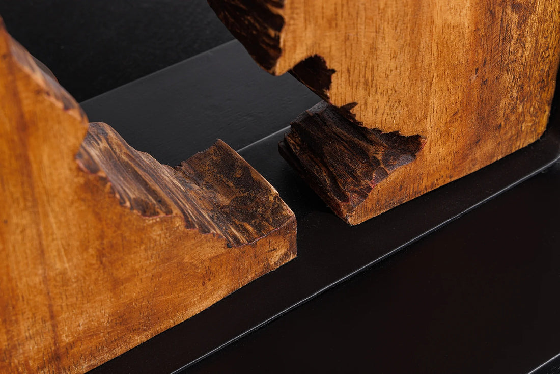 Table Lamp Designed By Nature 58cm Rain Tree Wood Natural