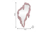 Wall Mirror Fluidum 148cm Red