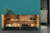 Sideboard Croco 177cm Mango Wood Grey & Black