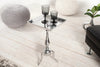 Square Side Table Jardin 55cm Metal Silver