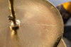 Three Tier Cake Stand Abstract 48cm Metal Gold