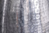 Vase Organic Orient 50cm Hammered Metal Silver