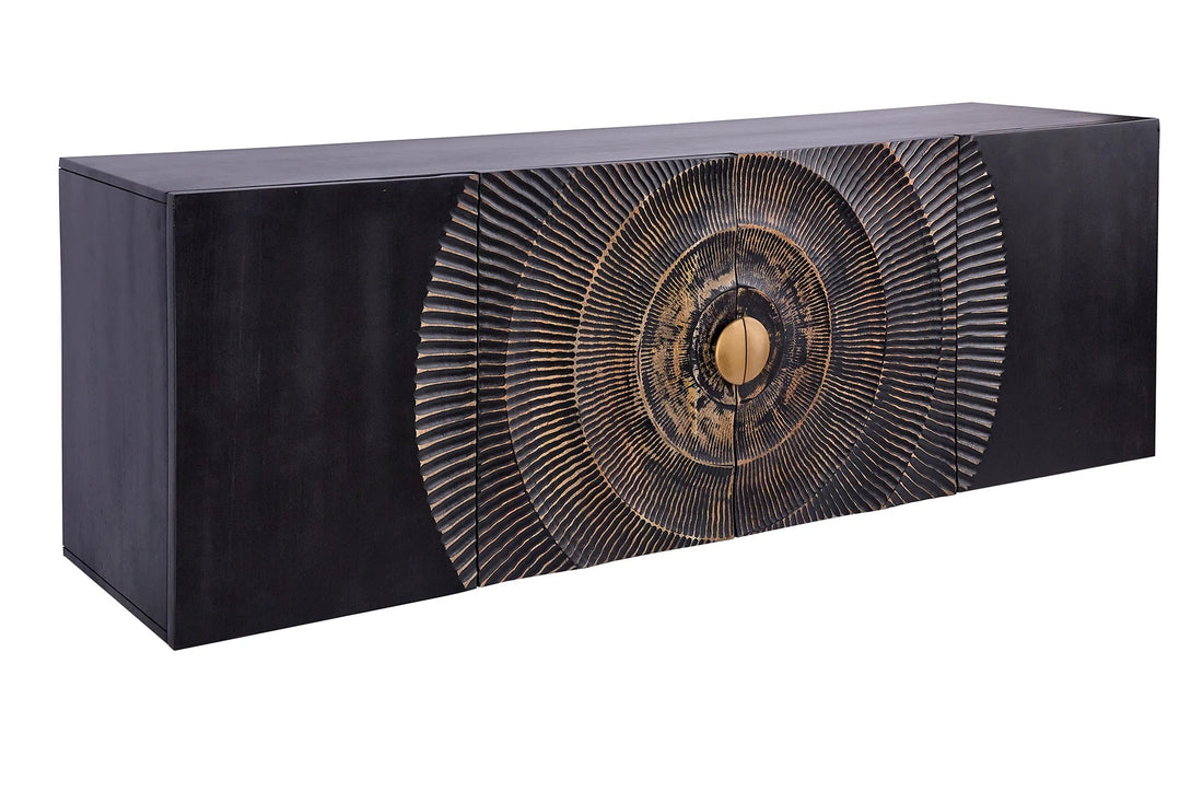 Floating Sideboard Golden Eye 177cm Mango Wood Black