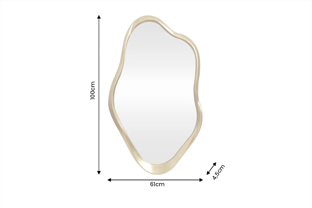 Wall Mirror Ember 100cm Gold