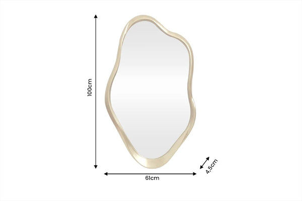 Wall Mirror Ember 100cm Gold