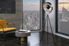 Studio Floor Lamp 146cm Metal Black Silver