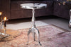Round Side Table Jardin 55cm Metal Chrome