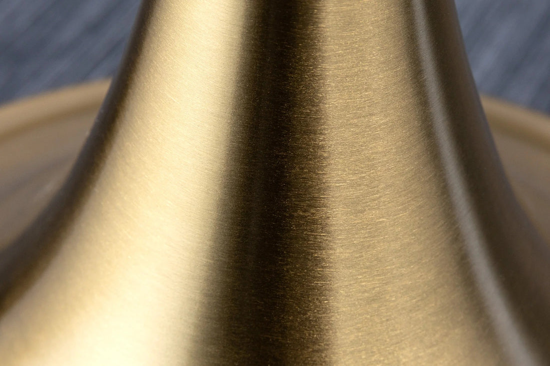Floor Lamp Lucie 160cm Metal Gold Shade Black