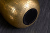 Vase Organic Orient 50cm Hammered Metal Gold