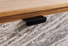 Floating TV Stand Leno 160cm Acacia Wood Natural Stone Veneer