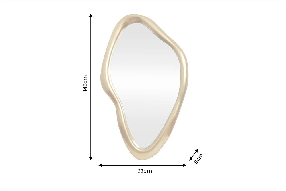 Wall Mirror Marquise 149cm Gold