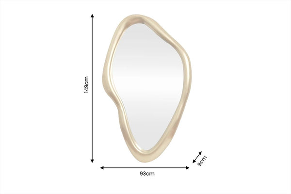 Wall Mirror Marquise 149cm Gold