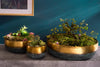 Flower Pot Orient 52cm Metal Gold