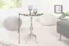 Square Side Table Jardin 55cm Metal Silver