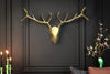 Deer Antler Veado 98cm Metal Gold