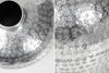 Set Of 2 Vases Oriental 27cm/33cm Metal Silver
