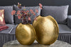 Set Of 2 Vases Oriental 30cm/40cm Metal Gold