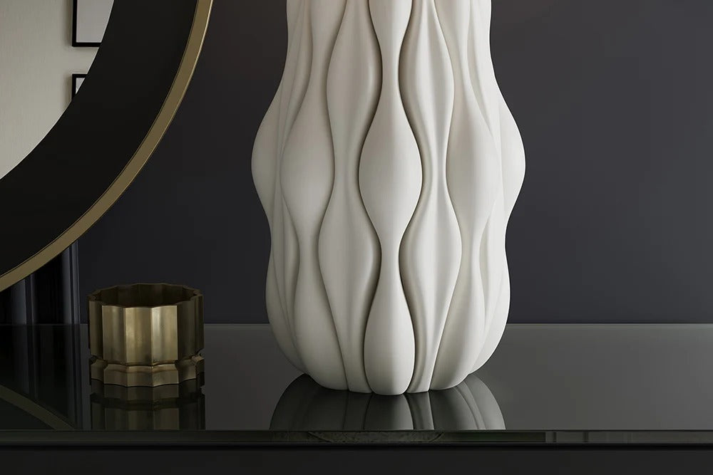 Table Lamp Elegancia 66cm Ceramic White