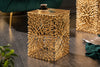 Set Of 2 Side Tables Ambrosia 40cm/45cm Metal Gold
