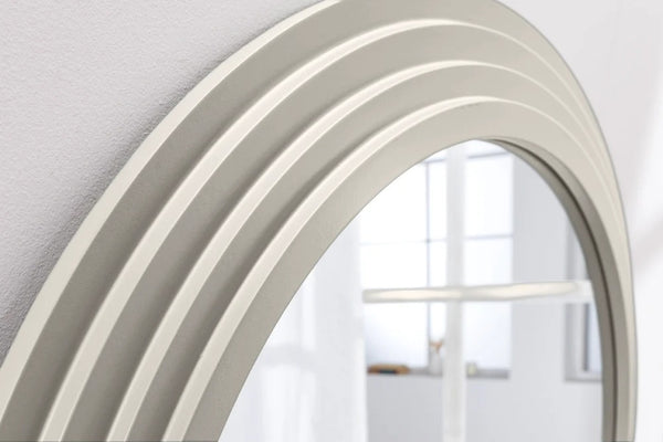 Wall Mirror Art Deco 159cm White