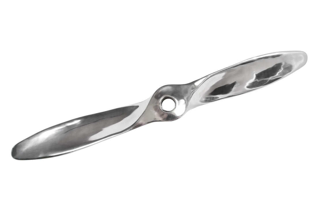 Decorative Propeller Screw 110cm Metal Silver