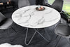 Round Dining Table Horizon 120cm Ceramic White Marble